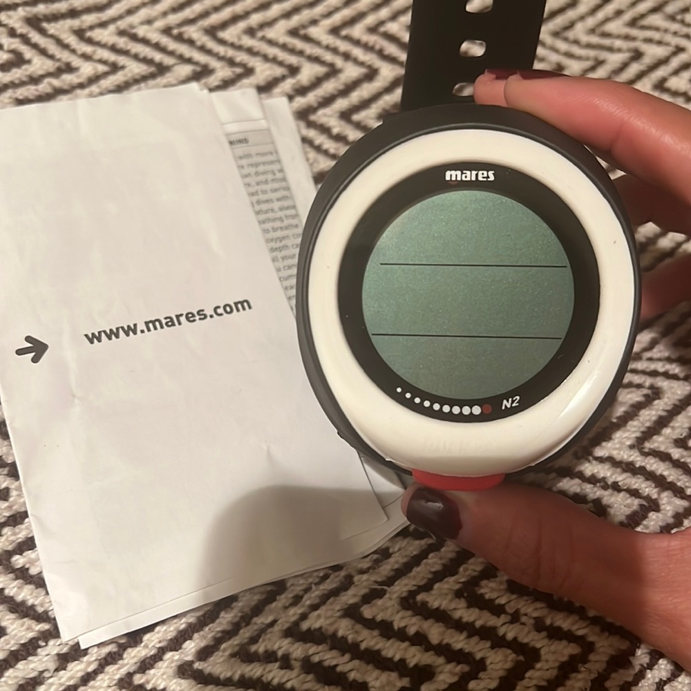 MARES never been used dive watch